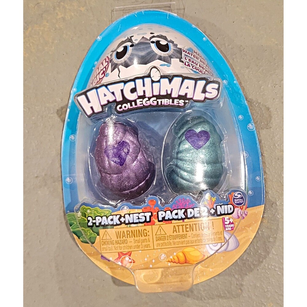 Spin Master Hatchimals Colleggtibles Hatch 'N' Splash Mermal Magic 2-Pack Nest